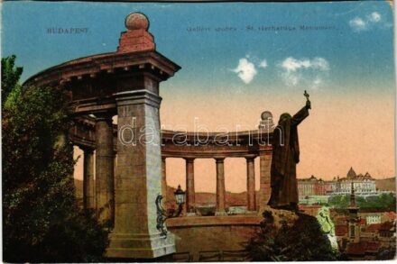 Budapest I. Szent Gellért szobor, Királyi vár, Tabán (vágott / cut)