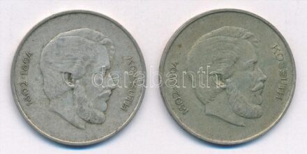 1947. 5Ft Ag 'Kossuth' (2x) T:2-,3 patina Adamo F8.1