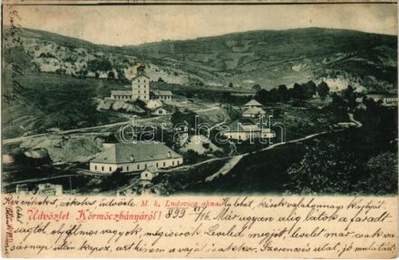 1899 (Vorläufer) Körmöcbánya, Kremnitz, Kremnica; M. k. Ludovica akna / mine (fl)
