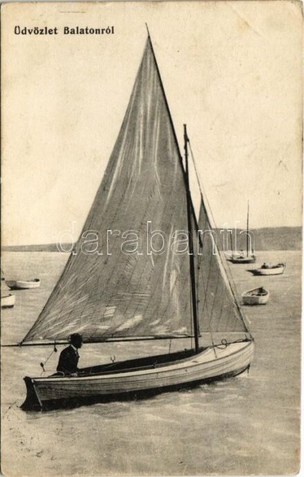 1916 Balaton, vitorlás (Rb)