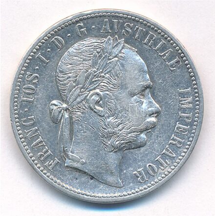 Ausztria 1882. 1Fl Ag 'Ferenc József' T:2 Austria 1882. 1 Florin Ag 'Franz Joseph' C:XF Krause KM#2222