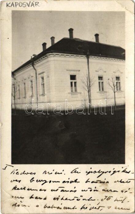 1914 Kaposvár, lakóház. photo (EB)