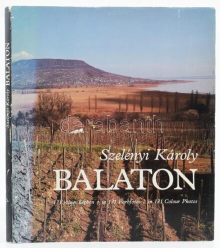 Szelényi Károly: Balaton. Keresztury Dezső bevezetőjével. Bp., 1986, Terra-Kossuth Nyomda. Rendkívül gazdag képanyaggal. Magyar, német és angol nyelven. Kiadói egészvászon-kötés, kissé kopott kiadói papír védőborítóban.