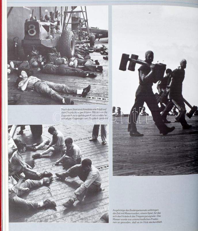 Clark G. Reynolds: Die Flugzeugträger. Die Geschichte der Luftfahrt. Eltville am Rhein, 1993, Bechtermünz. Gazdag képanyaggal illusztrálva. Német nyelven. Kiadói kartonált papírkötés, jó állapotban. - Image 3