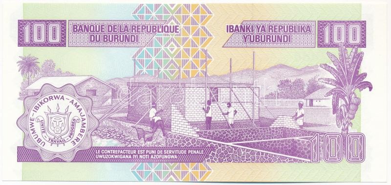 Burundi 2007. 100Fr 'KY 882080' T:I Burundi 2007. 100 Francs 'KY 882080' C:UNC Krause P#37f - Image 2