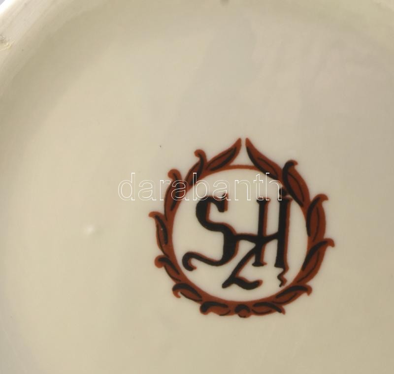Szent István, porcelán patikaüveg, jelzett, hibátlan, m: 25 cm - Image 3