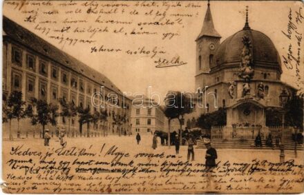 1904 Pécs, Katolikus főgimnázium. Domján J. kiadása (szakadás / tear)