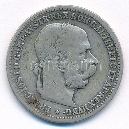 Ausztria 1893. 1K Ag 'Ferenc József' T:2-,3 Austria 1893. 1 Corona Ag 'Franz Joseph' C:VF,F Krause KM#2804