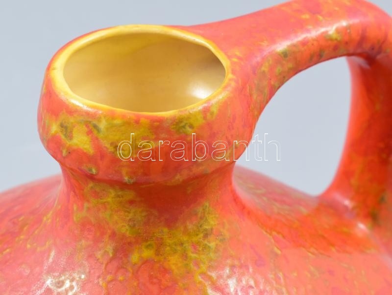 Retró Tófej korsó, kerámia, hibátlan, jelzés nélkül, m: 19 cm cm - Image 2