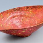 K jelzéssel: Retró tálka, kerámia, hibátlan, 21x11cm
