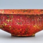 K jelzéssel: Retró tálka, kerámia, hibátlan, 21x11cm - Image 2