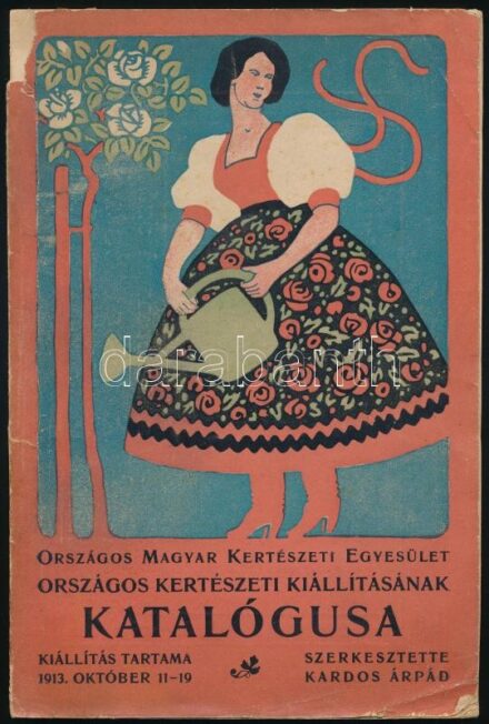 Országos Magyar Kertészeti Egyesület Országos Kertészeti Kiállításának katalógusa. + Országos Magyar Kertészeti Egyesület Országos Kertészeti Kiállításának programja. Budapest, 1913, Pátria. Néhány fekete-fehér képpel