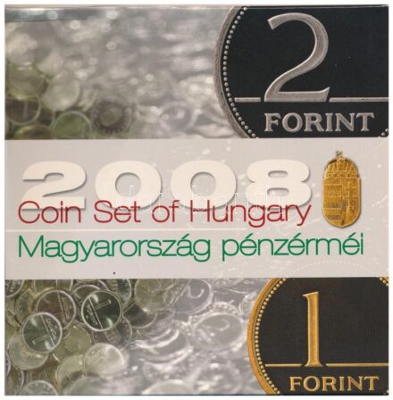 2008. 1Ft-100Ft (7xklf) 'Búcsú az egy- és kétforintostól' forgalmi sor szettben T:PP Adamo FO42.1