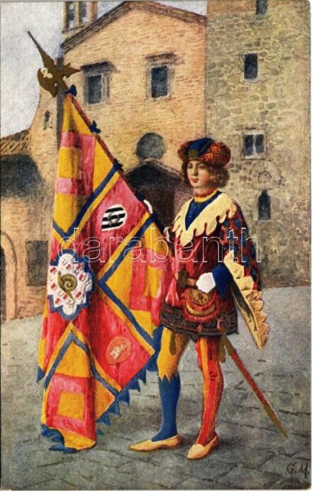 Chiocciola. Paggi delle storiche Contrade di Siena / Italian folklore s: Guido Masignani