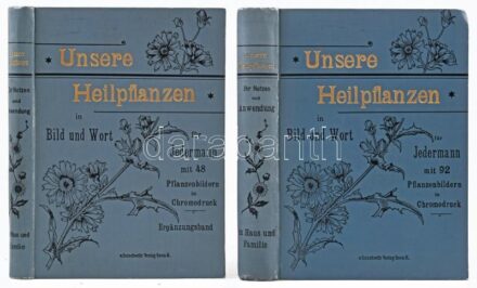 Schimpfky, Richard: Unsere Heilpflanzen in Bild und Wort für jedermann. I-II. köt. Gera, é.n., Botanischer Verlag 'Flora von Deutschland'-Eugen Köhle. Számos egészoldalas, színes litográfiával illusztrálva. Német nyelven. Kiadói