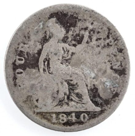Nagy-Britannia 1840. 4p Ag 'Viktória' T:3,3- patina, karc Great Britain 1840. 4 Pence Ag 'Victoria' C:F, VG patina, scratch Krause KM#731.1