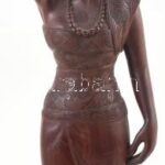 Keleti faragott figura, m: 51 cm Jelzett: Bali, S. D.) - Image 2