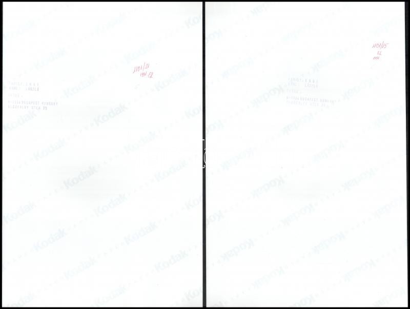 1991 Engi László: Virágok, 4 db (2 különböző) amatőr művészfotó, jelzett, 19,5x30 cm - Image 2