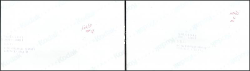 1991 Engi László: Virágok, 4 db (2 különböző) amatőr művészfotó, jelzett, 19,5x30 cm - Image 3