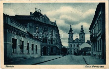 1935 Miskolc, Deák Ferenc utca, M. kir. állami főreáliskola (EK)