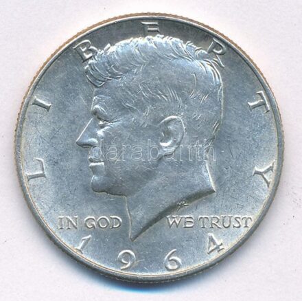 Amerikai Egyesült Államok 1964. 1/2$ Ag 'Kennedy' T:1- USA 1964. 1/2 Dollar Ag 'Kennedy' C:AU Krause KM#202