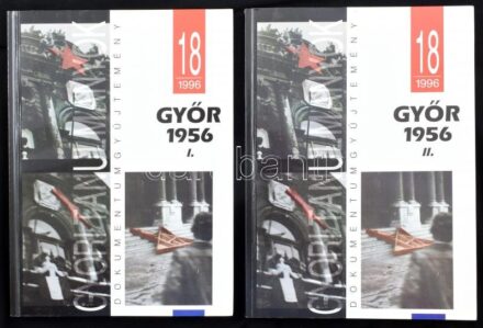 Győr 1956 I-II. köt. Győri tanulmányok.. Dokumentumgyűjtemény. Szerk.: Bana József. Győr,1996,Győr Megyei Jogú Város Polgármesteri Hivatal. Fekete-fehér fotókkal illusztrált. Kiadói papírkötés.