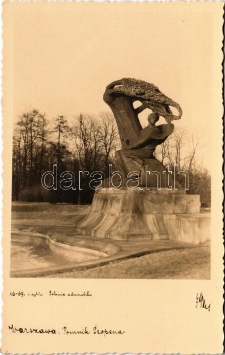 Warszawa, Varsovie, Warschau, Warsaw; Pomnik Szopena / Chopin monument