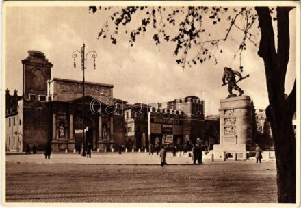 Roma, Rome; Porta Pia e Monumento al Bersagliere / gate, monument
