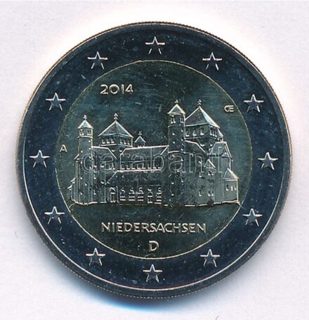 Németország 2014D 2E 'Tartományok - Alsó-Szászország' kapszulában T:1- Germany 2014D 2 Euro 'Bundeslander - Niedersachsen' in capsule C:AU