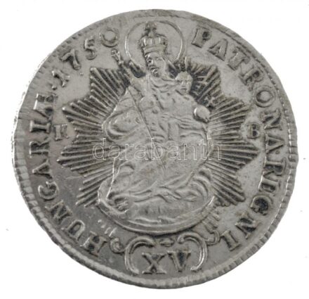 1750K-B 15kr Ag 'Mária Terézia' (5,82g) T:2- karc, ph. / Hungary 1750K-B 15 Kreuzer Ag 'Maria Theresia' (5,82g) C:VF scratched, edge error Huszár: 1714; Unger III.: 1247.b