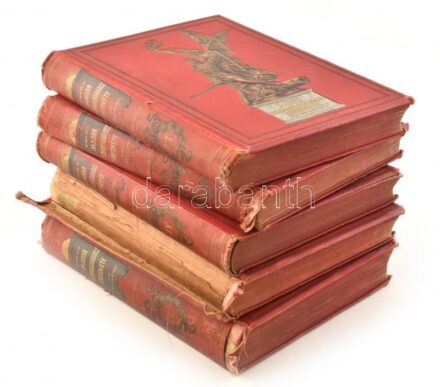 Gracza György: Az 1848-49-iki magyar szabadságharc története. I-V. köt. Bp., [1894-1898], Lampel R. (Wodianer F. és Fiai). Számos fekete-fehér és színes illusztrációval, litografált táblákkal, hasonmás mellékletekkel. Kiadói