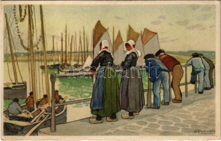 Belgian folklore art postcard. Lith. O. de Rycker & Mendel (Bruxelles) litho s: H. Cassiers (Rb)