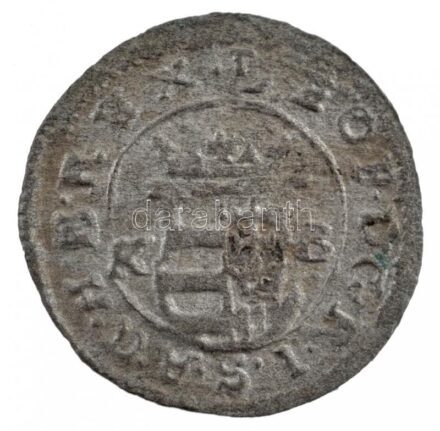 1684K-B Denár Ag 'I. Lipót' Körmöcbánya (0,36g) T:2- patina Hungary 1684K-B Denar Ag 'Leopold I.' Kremnitz (0,36g) C:VF patina Huszár: 1509., Unger II.: 1110