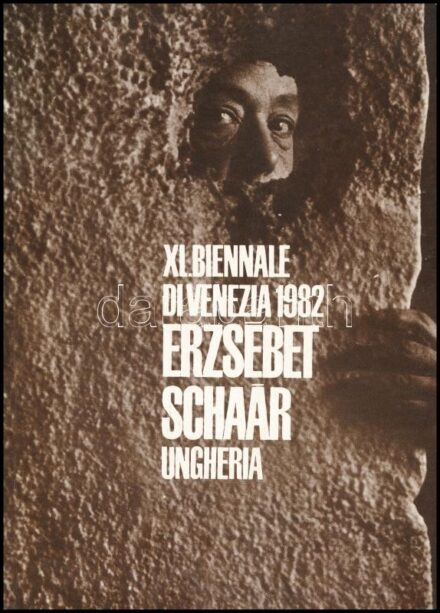 1982 XI. Biennale di Venezia 1982 Erzsébet Schaár Ungheria. Bp., 1982, Hungexpo. Olasz és angol nyelven. A művész, Schaár Erzsébet (1905-1975) Munkácsy Mihály-díjas, érdemes szobrászművész munkáiról készült fotókkal illusztrált.