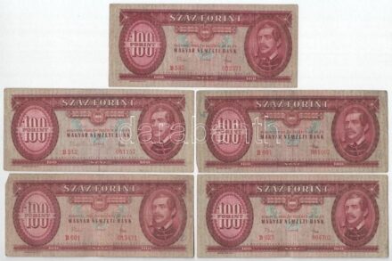 1968. 100Ft (5x) T:III,III- Adamo F32