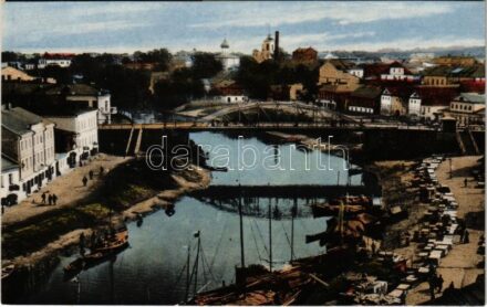 Pskov, riverside, bridge, fish market