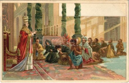 The Pope. litho