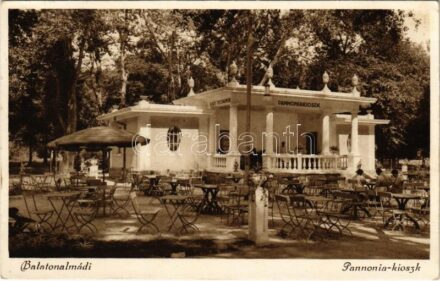 1930 Balatonalmádi, Pannonia kioszk