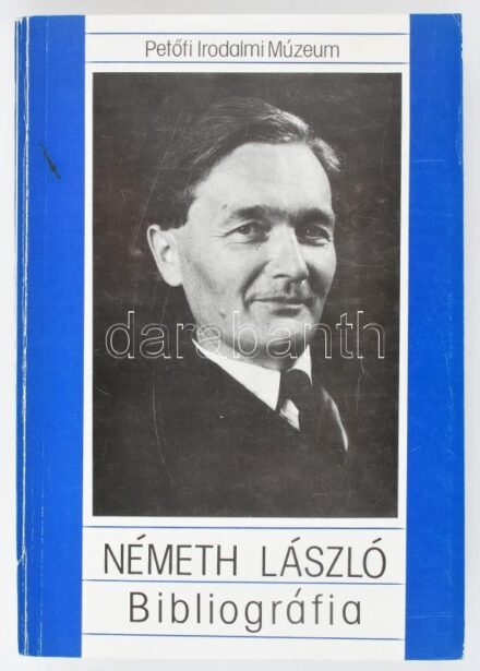 Németh László. Bibliográfia. Összeáll.: Hartyányi István, Kovács Zoltán. XX. századi magyar írók bibliográfiái. Bp., 1992, Petőfi Irodalmi Múzeum, 530+(6) p. Kiadói papírkötés, kissé kopott borítóval. Megjelent 1500