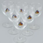 Leffe üveg pohárkészlet, 6 db 0.25 l, eredeti kartondobozában, m: 17,5 cm