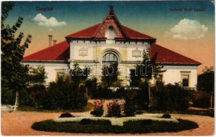 1919 Cegléd, Gubody kerti vigadó. Vasúti levelezőlapárusítás 2. 1918. (EK)