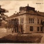 1916 Hatvan, postapalota. Vasúti levelezőlapárusítás 6350.