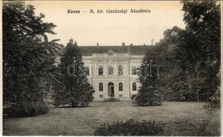 Kassa, Kosice; M. kir. gazdasági akadémia / Academy of Economics