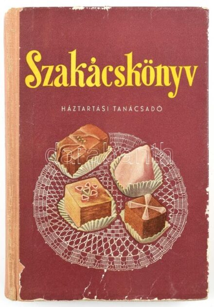 Horváth Ilona: Szakácskönyv. Háztartási tanácsadó. Bp., 1956, MNDSZ, 296+(8) p. Második kiadás. Kiadói félvászon-kötés, kissé sérült, kopott borítóval
