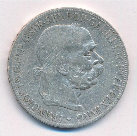 Ausztria 1900. 5K Ag 'Ferenc József' T:3 Austria 1900. 5 Corona 'Franz Joseph' C:F Krause KM#2807