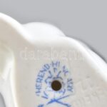 Herendi fehér mázas porcelán nyuszi, jelzett, hibátlan, m:10 cm - Image 2