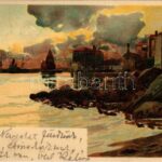 Voloska, Volosco; Künstlerpostkarte No. 1131. von Ottmar Zieher. litho s: Raoul Frank (EK)
