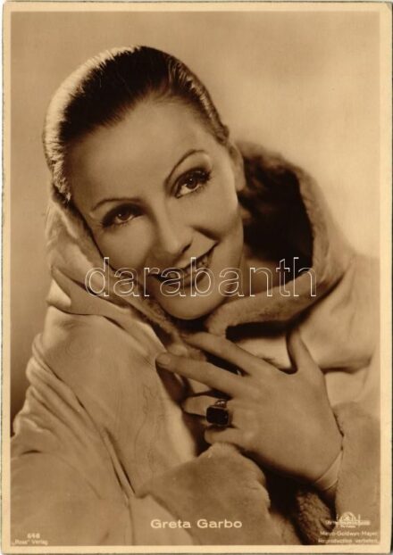 Greta Garbo, svéd-amerikai színésznő, a filmtörténet egyik legérdekesebb alakja. Ross Verlag. Metro-Goldwyn-Mayer Pictures