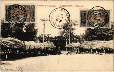 Dahomey, Marché / African folklore, market