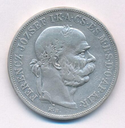 1900KB 5K Ag 'Ferenc József' T:2,2- patina, karc, kis ph Adamo K7